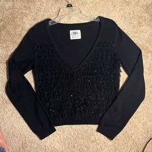 🤑SALE 3 for $20!🤑 ORIGINAL JUSTICE Girls’ black dressy sweater, size 18